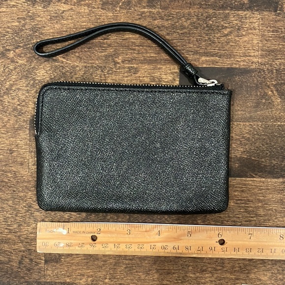 Coach Black/Silver Wristlet - Picture 3 of 6